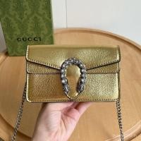 ราคา GUCCI Dionysus Tiger Head Buckle Leather Bag สำหรับสะพายข้างและไหล่ สไตล์มินิ ลายทองคำ (40470763239)