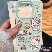 ราคา คิตตี้น่ารักๆ บนชายหาด เคสIphone 7Plus 13 15 11 Pro Max 12 14 Pro Max XR X XS Max 7Plus 7 14 8 15 Plus SE 2020 (29159479986)