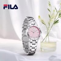 ราคา ⭐⭐FILA FILA นาฬิกาผู้หญิง หน้าปัดสีชมพู หรูหรา Niche นาฬิกากลมเล็กของขวัญสําหรับแฟนนาฬิกาข้อมือกล่องของขวัญ 6601⭐⭐⭐⭐ (42522220115)