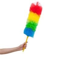 ราคา รหัสสินค้า221 - ไม้กวาดปัดฝุ่นไนล่อนสีรุ้ง ยาว 60ซม ทําความสะอาดทุกมุม (40013912196)