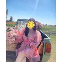 ราคา เดรสสั้น ผ้าแก้วพิมพ์ลายเว้าเอว (22110269849)