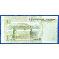 ราคา แบงก์จีน China, 1 Yuan, ใช้แล้ว, B1309 (26503681622)