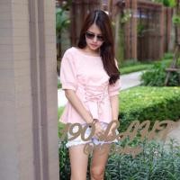 ราคา เสื้อคอปาดตอกตาไก่ ชายระบาย (363819491)