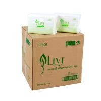 ราคา [ยกลัง] กระดาษเช็ดมือ กระดาษเช็ดมือแบบแผ่น กระดาษ อเนกประสงค์ ทิชชู่ ยี่ห้อ Livi 1 ชั้น 300 แผ่น (ลัง*24ห่อ) (23769323133)