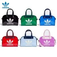 ราคา ♞,♘สต๊อกพร้อมของแท้ 100% Adidas Originals Womens Large Logo Leather Jelly Crossbody Shoulder Handba (26376137607)