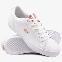 ราคา LACOSTE Lerond 119 รองเท้าลำลองผู้หญิง สีขาว (ส่งต่อของแท้) (5154327079)