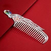 ราคา High-End หวีเงินสไตล์จีน Handmade สีสไตล์ใหม่ Influencer Phoenix หวีเงินสไตล์โบราณของขวัญสําหรับแฟนแม่ (44364831721)