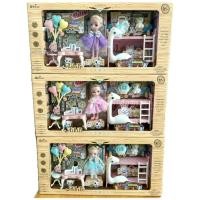 ราคา เซ็ตตุ๊กตากล่องใหญ่บาบี้ตาแก้ว มาพร้อมชุดห้องนอนครบเซ็ต น่ารักๆ พร้อมส่ง ของเล่นเด็ก (23964492006)