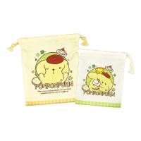 ราคา กระเป๋าหูรูด Sanrio Pompompurin 2 ชิ้น (24297495199)