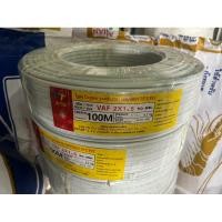 ราคา สายไฟ VAF 2x1.5 mm มี มอก. ยาวม้วนละ 100 เมตร ของแท้ 100% (27174203162)