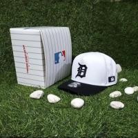 ราคา สีดํา D โลโก้วัสดุสีขาว กระบังหน้าสีดํา หมวก Unisex พรีเมี่ยม แท็กเต็ม MLB (26582417719)