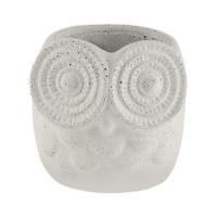 ราคา อุปกรณ์ปลูกต้นไม้ กระถางปูนนกฮูก บ้านปูนปั้น สีธรรมชาติ ใช้งานง่าย (7580158116)