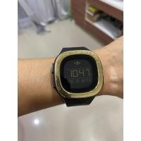 ราคา นาฬิกาแบร์นadidasสายยางสีดำอะไหล่ทองมีร่องรอยของการใช้งาน (26220928745)