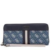 ราคา ของแท้ รุ่นขายดี Guess สี Denim กระเป๋าสตางค์ซิปรอบ :Kasinta สวยมาก (21808043273)