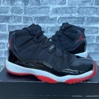 ราคา Nike Air Jordan 11 Retro GS 'bred' สีดํา สีแดง 2012 TMF4 (26059880725)