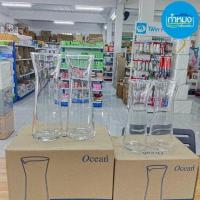 ราคา Ocean Bistro Carafe เหยือกแก้ว เหยือกบิสโทร เหยือกโอเชี่ยน สำหรับใส่เครื่องดื่มต่างๆ (6ใบ/กล่อง) (26405635127)