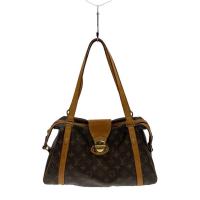 ราคา LOUIS VUITTON Tote Bag Stresa PM_Monogram Canvas PVC Brown ส่งตรงจากญี่ปุ่น มือสอง (25147083396)