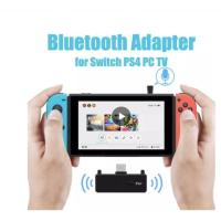 ราคา Type-C เครื่องส่งสัญญาณบลูทูธ V5.0 A2DP SBC Latency ต่ำพร้อมไมโครโฟนสำหรับ Nintendo SWITCH PS4 TV PC USB type-C อะแดปเตอ (8726898919)