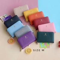 ราคา กระเป๋าสตางค์ใบกลางซิปรอบ Chic forever (17857943158)