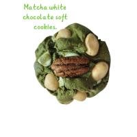 ราคา Matcha white chocolate soft cookies. ชิ้นละ 75 กรัม (43804772237)