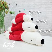 ราคา ตุ๊กตา หมีขี้เซาเสื้อแดงใยไมโคร (568114855)