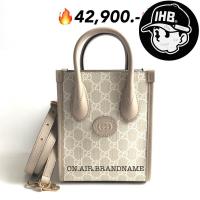 ราคา สีสวยมาก New gucci mini tote with interlock (28842353694)