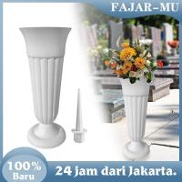 ราคา 1ชุดแจกันดอกไม้พลาสติกทรงสูง/กระถางดอกไม้พลาสติก/แจกันพลาสติกสีขาว/แจกันดอกไม้หลุมฝังศพ (42567277608)