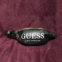 ราคา กระเป๋าคาดอก GUESS ของแท้ สภาพ ยังไม่เคยใช้งาน คาดอกได้ คาดเอวได้ หนังpu อะไหล่สีทอง (4719233291)