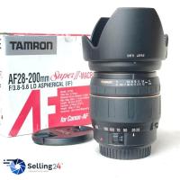 ราคา เลนส์ออโต้ TAMRON AF zoom 28-200mm f3.8-5.6 LD iF 371DE Mount Canon EFพร้อมฝาหน้า ท้าย Hood (29075784562)
