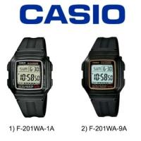 ราคา Casio นาฬิกาข้อมือผู้ชาย สีดำ สายเรซิ่น รุ่น F-201WA, F-201WA-1A,F-201WA-9A,F-201WA-1ADF,F-201WA-9ADF (56499219)