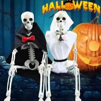 ราคา ข้อต่อแขนขาอิสระวางโครงกระดูกกระดูกเจ้าสาวเจ้าบ่าวฮาโลวีนเครื่องประดับ-พลาสติกจําลองโครงกระดูกพรรคผีสิงบ้านอุปกรณ์ประกอบฉาก (26491139955)