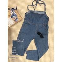 ราคา ส่งต่อเอี๊ยมยีนส์สีเข้ม ชุดคาเฟ่ ชุดใส่เล่น ใส่คลุมท้อง (18945135065)