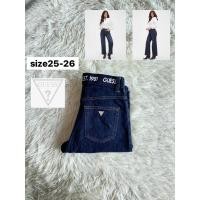 ราคา GUESS Wide High Jeans แท้% มือสอง (24322282718)