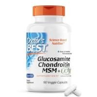 ราคา Doctors Best Glucosamine, Chondroitin, MSM, UC-II - 90 Veggie Capsules (26858182599)