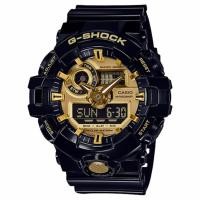 ราคา Casio G-Shock นาฬิกาข้อมือผู้ชาย สายเรซิ่น รุ่น GA-710GB-1A (261364695)