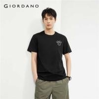 ราคา ❤ GIORDANO Men T-Shirts 100% Cotton Global Roaming Theme Print Tee Crewneck Short Sleeve Simple (41963879189)