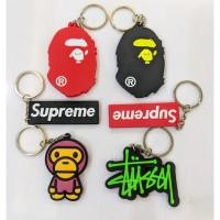 ราคา Supreme, bape, พวงกุญแจ stussy (43613518888)
