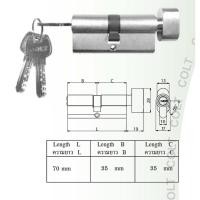 ราคา The Lock COLT หัวกุญแจ ไส้กุญแจ มอร์ทิสล็อค(Mortise) 1 ทาง พร้อมหางปลาบิด COLT รุ่น KABA-K01 (19388820043)