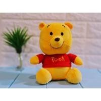 ราคา ตุ๊กตา หมีพูห์ Pooh ท่านั่ง 8 นิ้ว ตุ๊กตาติดกระจก ของใหม่ มือ1 (8855269057)