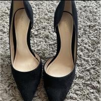 ราคา mango black high heels (9802323231)
