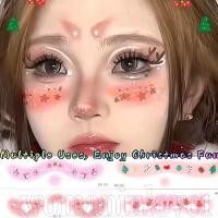 ราคา สติกเกอร์แต่งหน้าสำหรับคอสเพลย์และงานคริสต์มาส: แบบgly-in พร้อมใช้งานและตกแต่งศิลปะ DIY (40511995122)