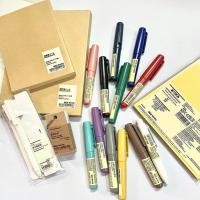 ราคา ญี่ปุ่นญี่ปุ่น MUJI MUJI MUJI MUJI Collection Single Line A5 Blank Notepad ปากกาสีสอบเคลือบปากกา Word Card (26837467810)