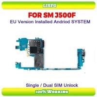 ราคา EU รุ่น Single Dual SIM Original MotherBoard สําหรับ Samsung J5 J500F J510F 100% เมนบอร์ดชิป Android OS Logic Board (28491526117)