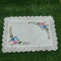 ราคา ผ้ารองจานแต่งโต๊ะอาหารขนาด12x17นิ้วสามารถเป็นผ้ารองจานรองแจกันหรือน้ำมาตกแต่งโต๊ะได้หลายแบบสินค้าเป็นงานhandmade (26526330689)