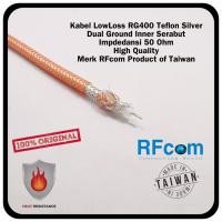 ราคา LowLoss RG400 Dual Ground Silver สายเทฟลอนคุณภาพสูง RFcom ขายปลีกราคาต่อเมตร (40121219221)
