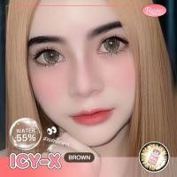 ราคา คอนแทคเลนส์ ✨ขนาดบิ๊กอายโตมาก✨Brown/Gray✨ Icy icy (Shinee)./ (29974822614)
