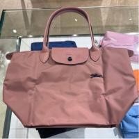 ราคา พร้อมส่ง * Longchamp Club ไซส์ M(L) หูยาว สี Bois de Rose - shop เรียก L Long (23258911905)