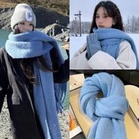 ราคา การเปลี่ยนแปลง ผ้าพันคอไหมพรมกันหนาวผู้หญิงสไตล์เกาหลีสวยและอบอุ่นลายหมากรุกทุกสี ดํา แดง เทา น้ําเงิน (40773294312)