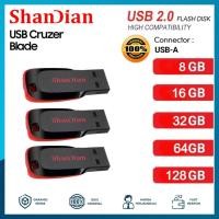 ราคา Shandian แฟลชไดรฟ์ USB Memory stick ไดรฟ์ปากกา USB stick 2.0 4GB 8GB 16GB 32GB 64GB 128GB (24934847322)