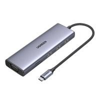ราคา USB TYPE-C MULTIPORT ADAPTER (อุปกรณ์แปลงสัญญาณ) UGREEN USB-C TO MULTI PORT HUB 10 IN 1 (15601) (23164581225)